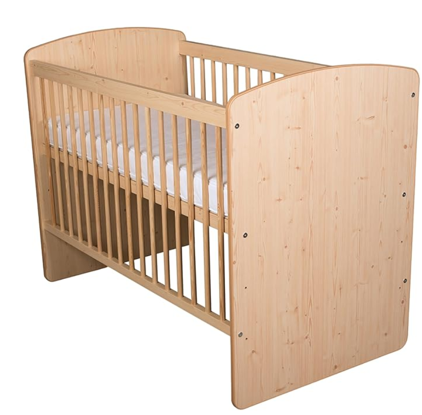 KMbaby Babybett Naturholz